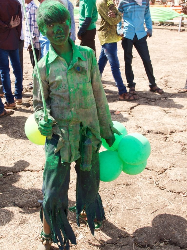 Celebrating Holi at Hola Mahalla