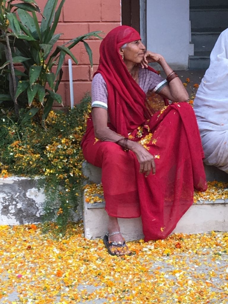Watching the fun at Holi Festival 