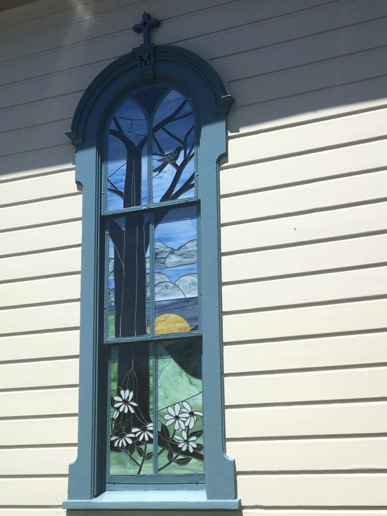 Charming Church Window Half Moon Bay 