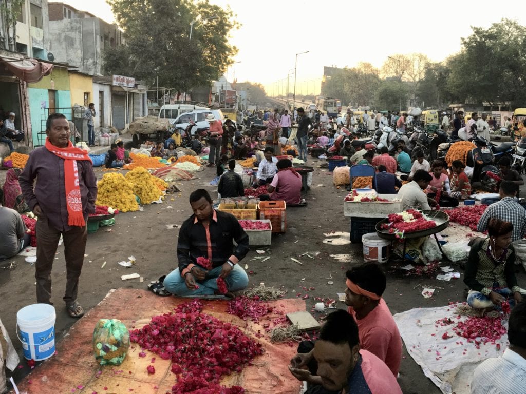 Ahmedabad-Flower Market