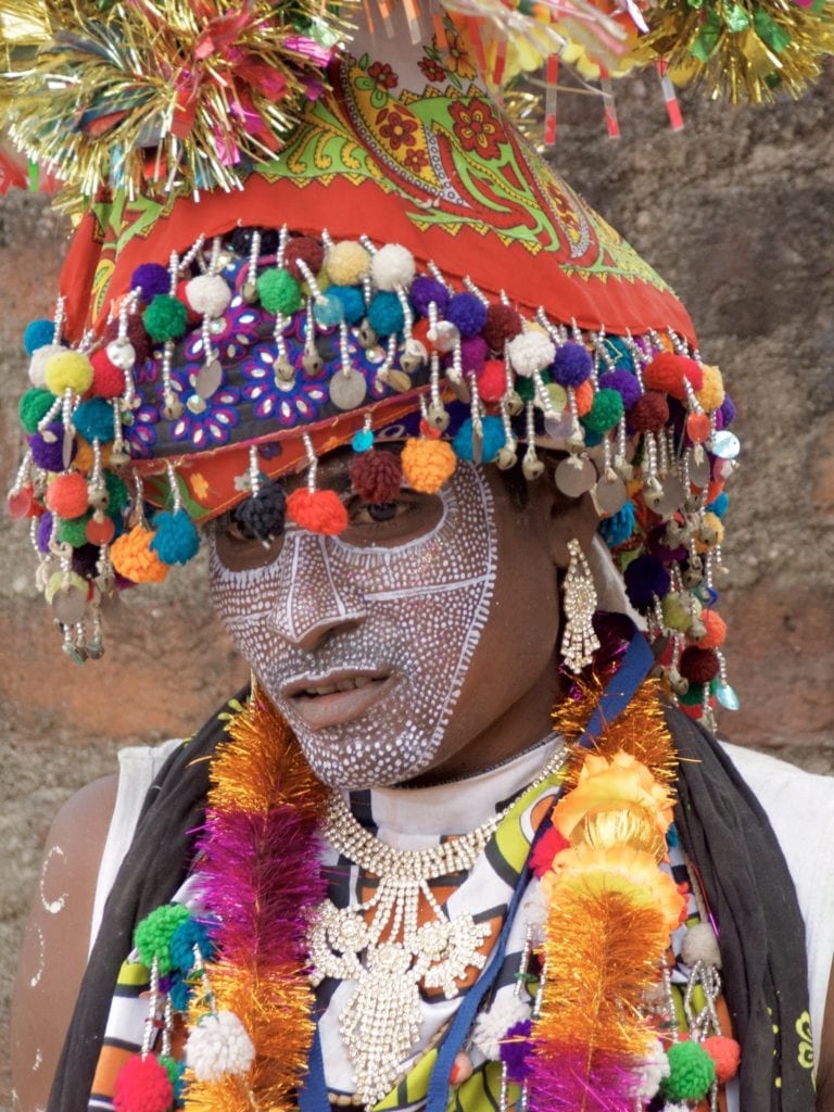 Rathva tribal member at the Kavant Fair 