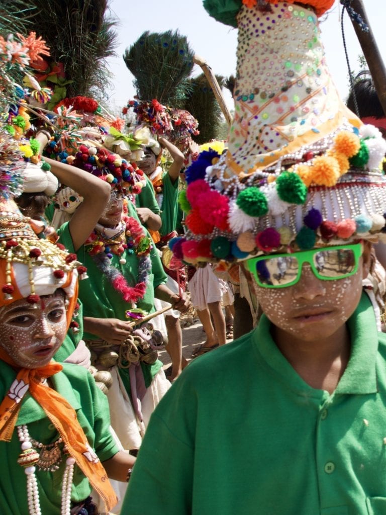 Rathva tribal members at the Kavant Fair 
