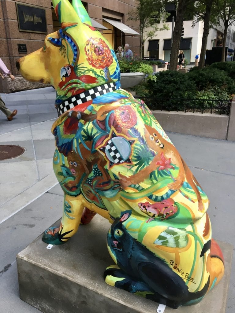 Police Dog Public Art Installation Chicago 