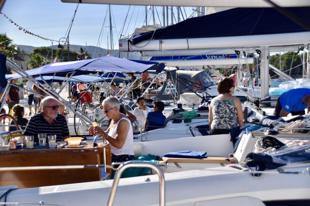 Sailing in Croatia 