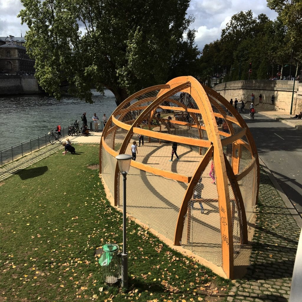 Soccer by the Seine 