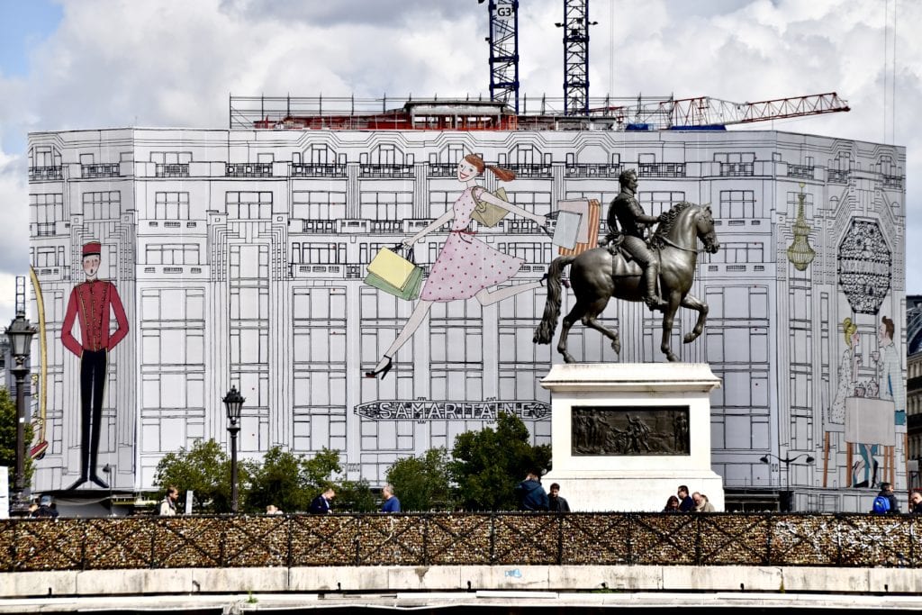 construction site in Paris 