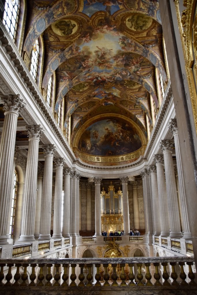 Beautiful ceilings in Versailles