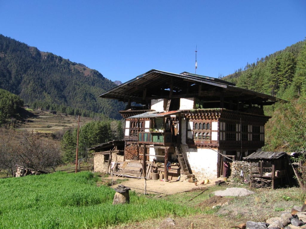 Rural Home in Bhutan 