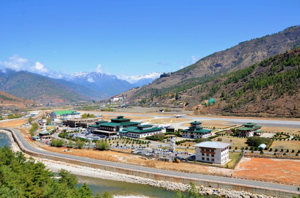 Airport in Paro 