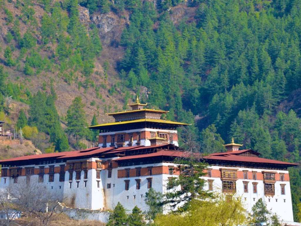 Dzong in Bhutan 