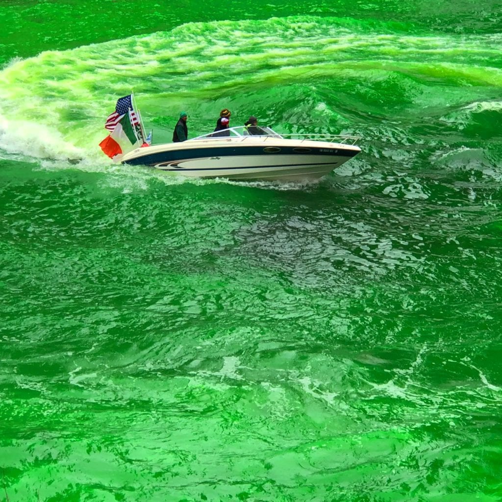 Chicago River St. Patrick's Day