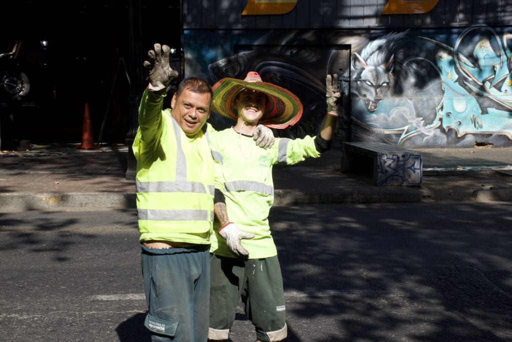 Santiago Street Workers 
