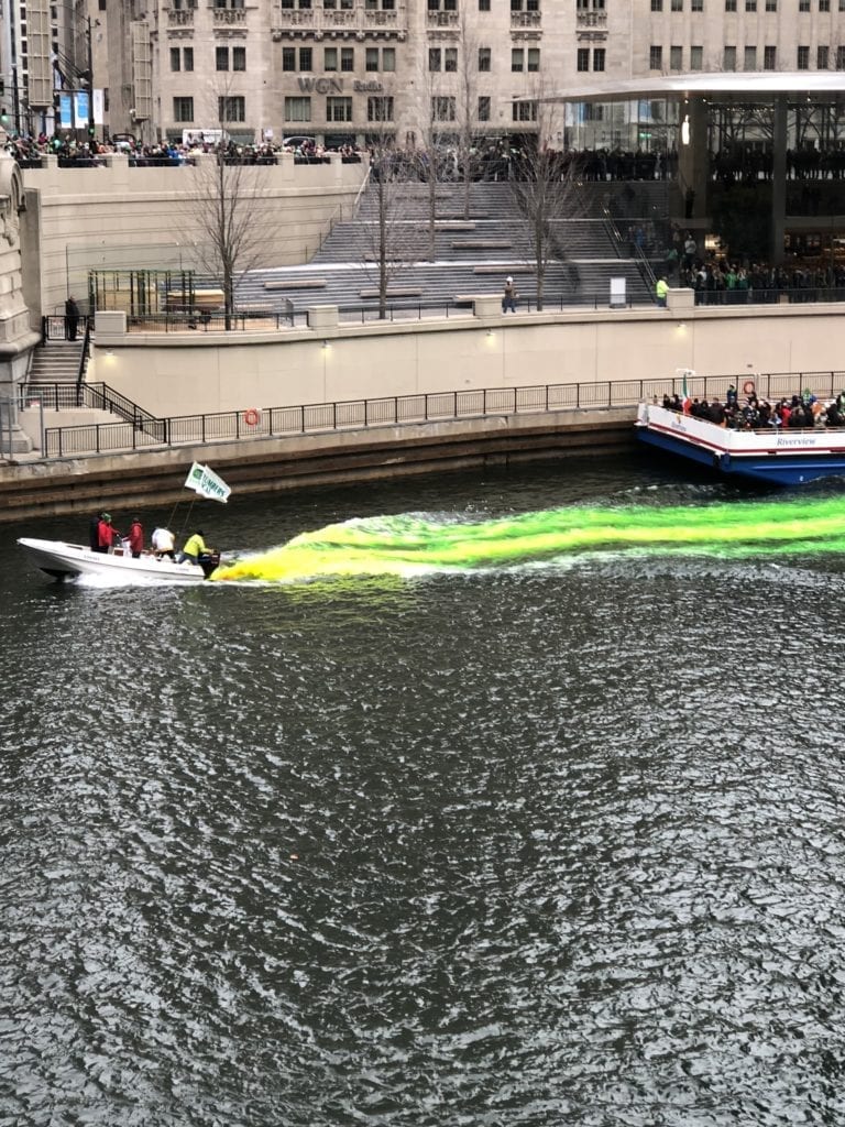 Chicago River St. Patrick's Day