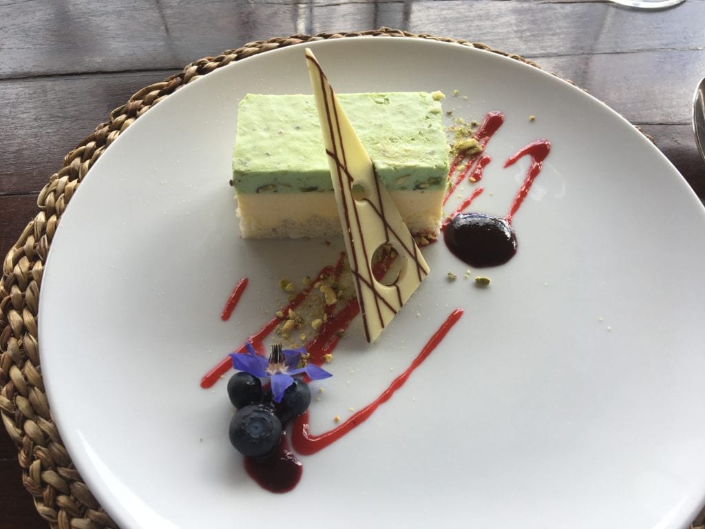 Typical dessert at Tierra Patagonia 
