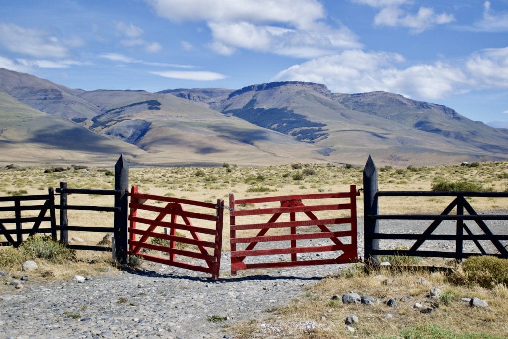 Patagonia Estancia Gate
