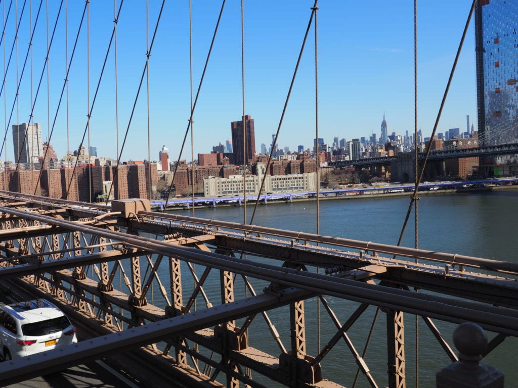 Scene from Brooklyn Bridge