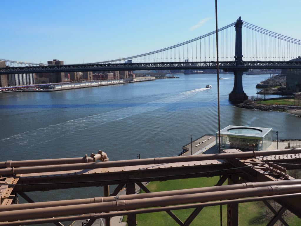 Scene from Brooklyn Bridge