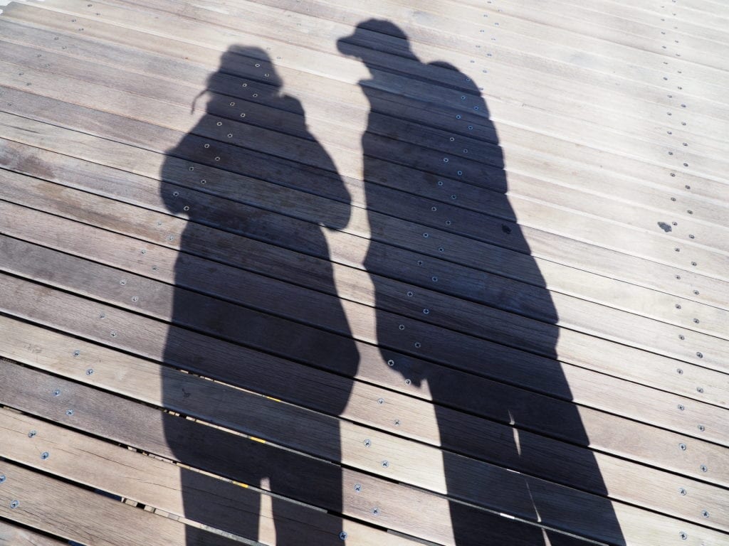 Self Portrait on the Brooklyn Bridge