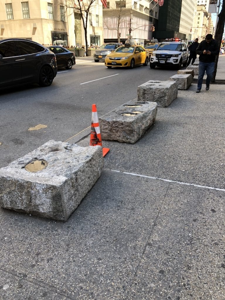 Barriers against terrorism 