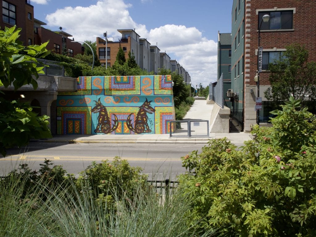 Entrance to 606 Elevated Park 