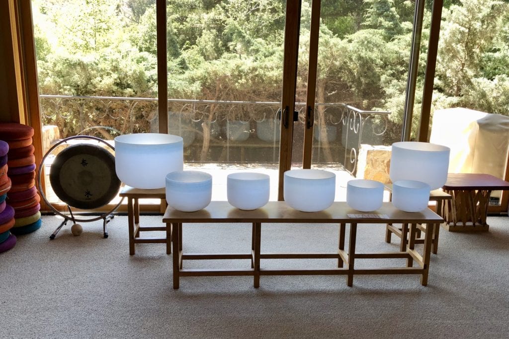 Crystal Bowls--Rancho La Puerta 
