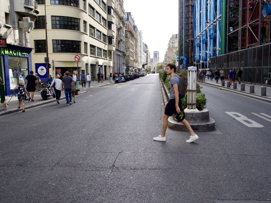 Paris without cars 