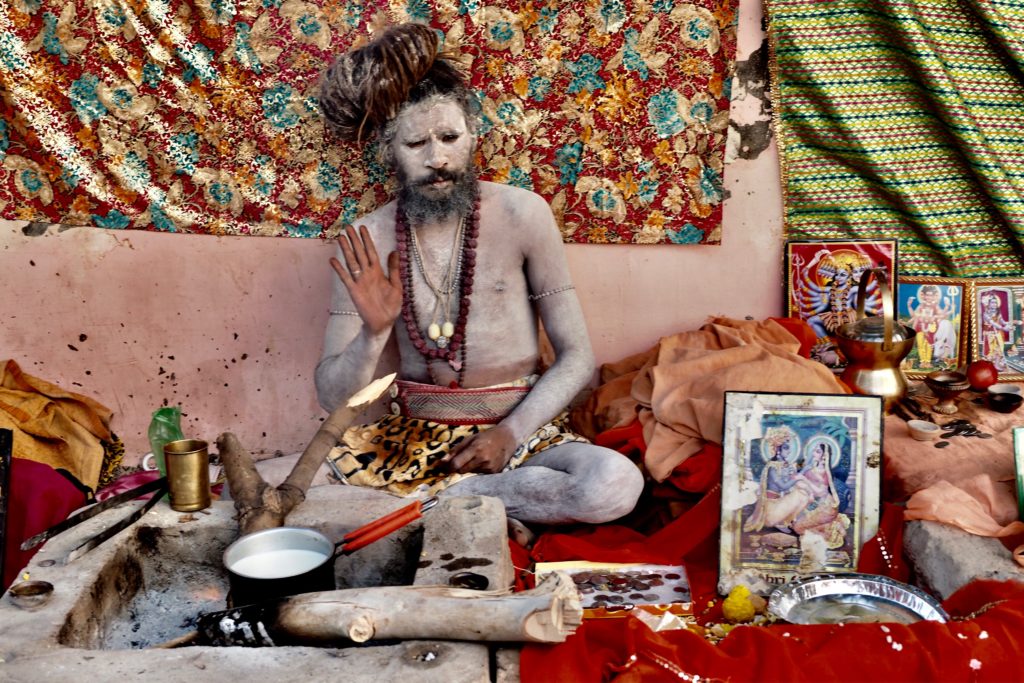 Sadhus Set up by Photo Leader 