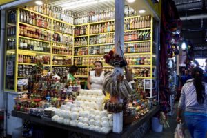 Mezcal and cheese shop