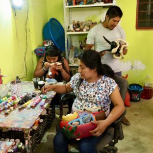 Wood carving and painting 