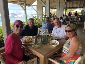 Lunch Cooper Island British Virgin Islands 