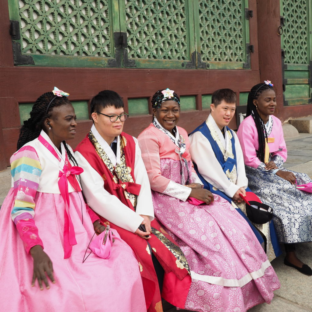 Tourists in Korea