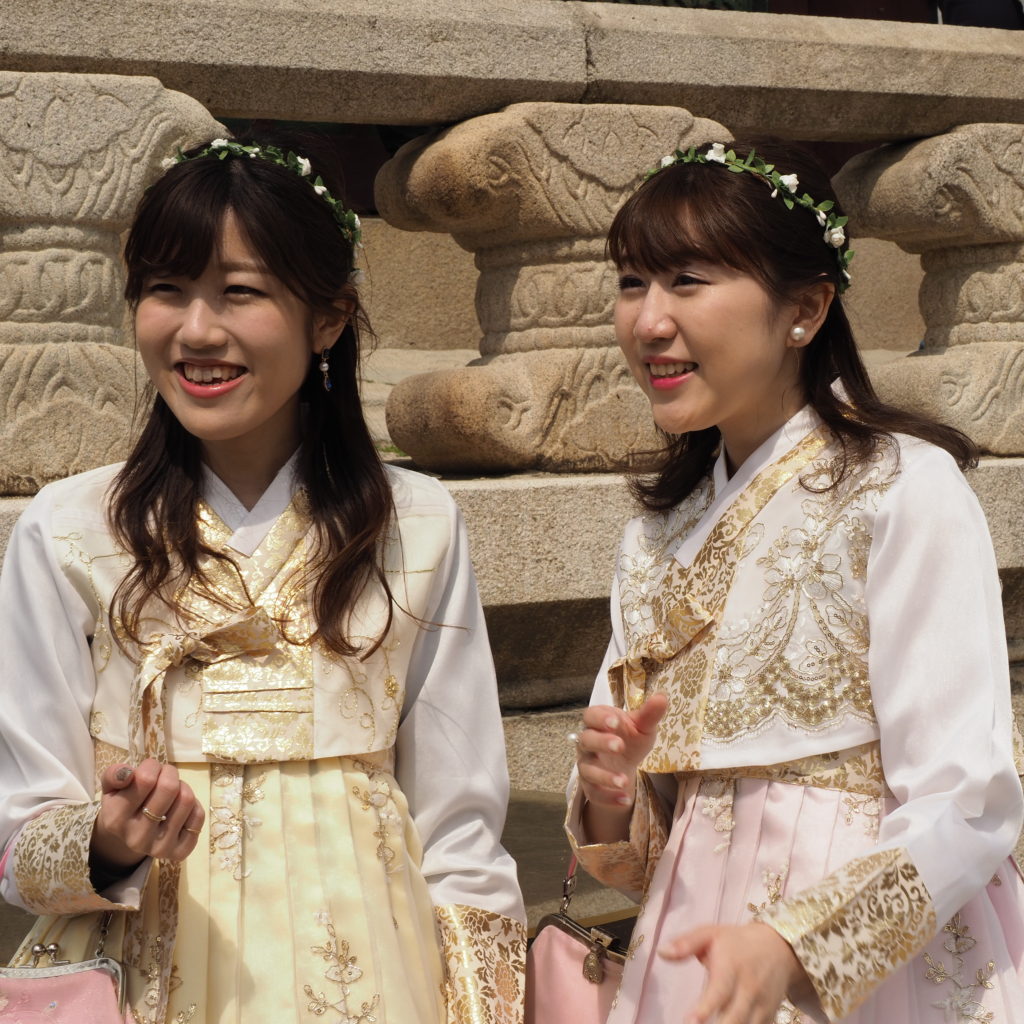 Wearing Traditional Korean Costumes