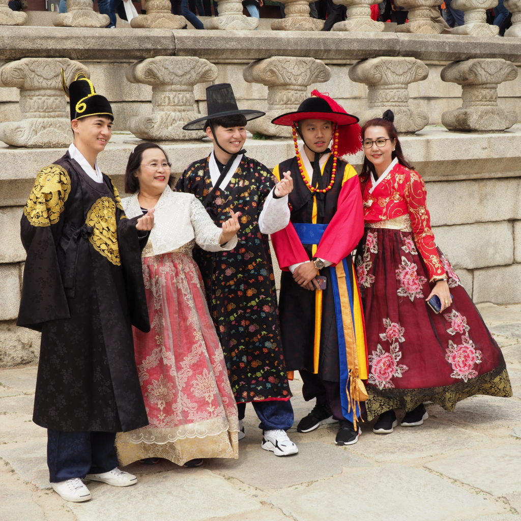 Wearing Traditional Korean Costumes