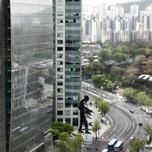 View from Hotel Window Seoul 
